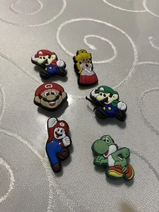 Dijes para zapatos Super Mario para videojuegos 6 piezas. Nuevo sin etiquetas - Imagen 1 de 2