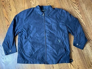 Vintage Weatherproof Garment Company Windbreaker Jacket Blue Outdoor Mens L - Picture 1 of 13