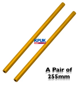 Kart Track Rod 255mm Pair Round M8 Female Karting Brand New Kart Parts UK - Picture 1 of 1