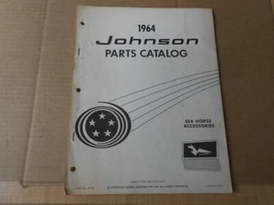 1964 Johnson Sea Horse Accessories Factory Parts Catalog 380183 Original - Picture 1 of 10