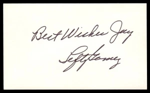 Lefty Gomez Baseball Signed Auto Autograph Index Card No COA *d2 - Picture 1 of 2