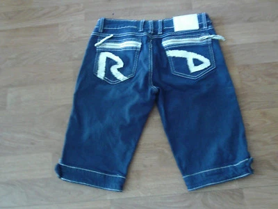 Bermuda bleu marine coutures et détails blancs REDIAL taille S/36 TBE - Photo 1/2