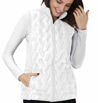 TANGERINE WOMEN'S LIGHT WEIGHT VEST COLOR:WHITE SIZE: (XXL) NEW - Image 1 of 2