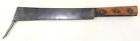 Couteau de récolte antique poignée en bois canne tabac pin pomme ~ F23