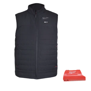 Milwaukee M12 beheizbare Weste (schwarz) - Größe M - AKKU NICHT IM LIEFERUMFANG ENTHALTEN - Bild 1 von 5