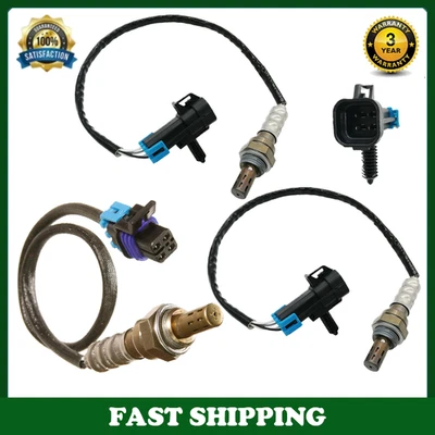 Sensor de oxígeno aguas arriba+aguas abajo 3 piezas para Cadillac DTS 4,6 L V8 2006 2007 2008-2011 EE. UU. Foto 1 de 4