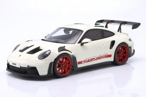 GT Spirit 2022 Porsche 911 992 GT3 RS bianco con ruote Pyro rosse e deco 1:12 GT949 - Foto 1 di 8