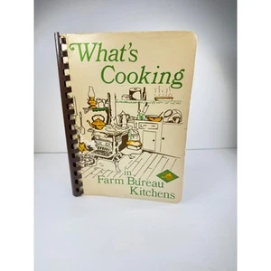 Farm Bureau Kitchens Cookbook Vintage Recipes Spiral Bound Cooking - Picture 1 of 6