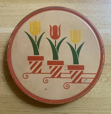 Fire King Anchor Hocking Grease Jar Tulip Lid for Beehive Jar Lid Only - Image 1 of 2