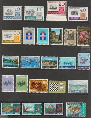 Iceland: Postage Lot 114 (1966-69 - VF - Mint NH) 2025 Scott Catalog Val. $21.55 - Image 1 of 4