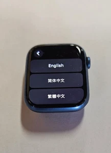 Apple Watch Series 7 45mm Blue Aluminum (GPS) Watch ONLY - Photo 1 sur 7