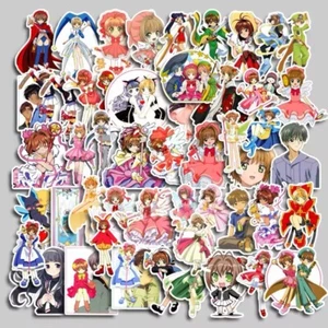 50pcs Cartoon Cute Cardcaptor Sakura Graffiti Sticker Laptop Phone Luggage Anime - Picture 1 of 3
