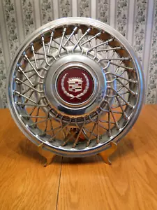 1986-1988 Cadillac Deville Eldorado Seville 14" Wire Hubcap ~ VIDEO ~ - Picture 1 of 19