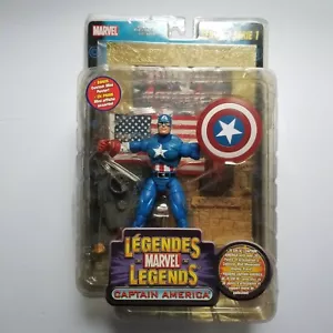 Marvel Legends Captain America AND Iron Man Series 1 2002 Figures Unopened NOS - Picture 1 of 12
