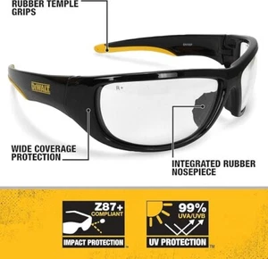 Gafas de seguridad Dewalt Dominator DPG94 adulto antideslizantes polarizadas espejadas - NUEVAS... - Imagen 1 de 7