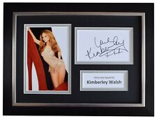 Kimberley Walsh Signed A4 Framed Autograph Photo Display Girls Aloud Music & COA