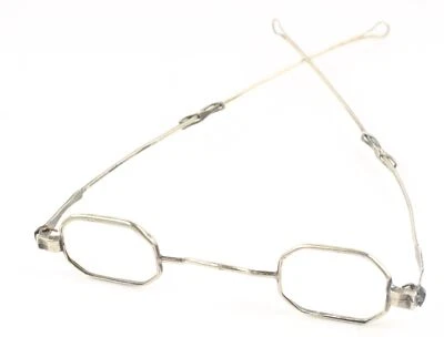 Antigua moneda de plata anteojos/ojos-BD-104 Foto 1 de 4