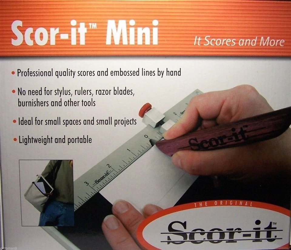 "Scor-it Mini"  Scoring Board -Inches or Metric- envelopes/cards 9 3/8 x 7" tool - Image 1 of 1