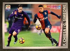 2016-17 Panini Calciatori Campionato F. Chiesa / G. Simeone  rookie sticker