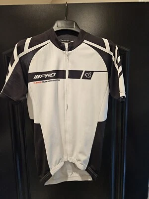 Camiseta deportiva de ciclismo De Marchi Pro blanca para hombre mediana cremallera completa con bolsillos Foto 1 de 4