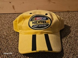 2005 NASCAR Nextel Cup Series Logo Yellow/Black Adjustable Baseball Hat/Cap - Picture 1 of 3