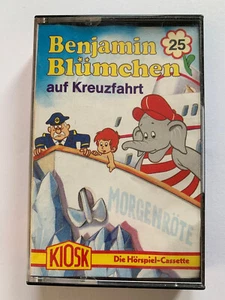 Benjamin Blümchen auf Kreuzfahrt Kiosk Hörspiel Cassette 25 - Bild 1 von 3