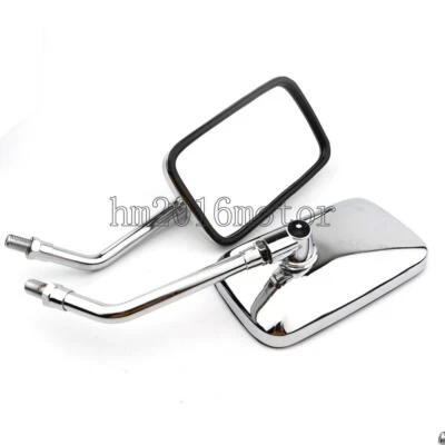 Rectangle Side Mirrors for Honda VTX1300 1800 Sabre VT1300 Valkyrie 1500 1800 - Imagem 1 de 4