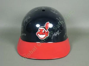 2015 Mahoning Valley Scrappers Team Signed Baseball Helmet Cleveland Indians NR - Picture 1 of 6