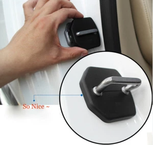 Car Door Lock Buckle Protector Cover Trim For Ford Kuga Fiesta Focus 2013 2014 - Bild 1 von 10