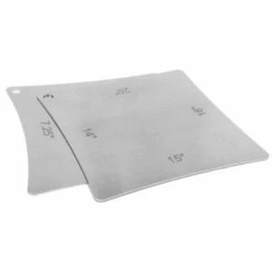 Guitar radius gauge set, stainless steel, set of 2 - great for accurate setups! - Picture 1 of 3