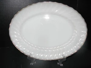 Anchor Hocking Fire King Oven-Proof "21" Serving Platter  10"x13" Gold Trim - Picture 1 of 2