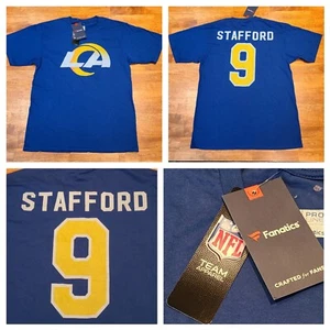 New! Los Angeles Rams Matthew Stafford Fanatics NFL Proline T-Shirt Jersey Sz M - Picture 1 of 11