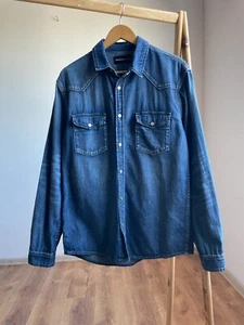 The Kooples Western Denim Shirt Size M - Picture 1 of 8
