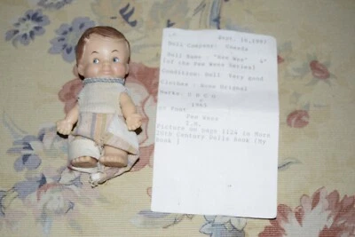 ¡Vintage! "Muñeca Uneeda HeeWee PeeWee 1965 3,5""" Foto 1 de 3