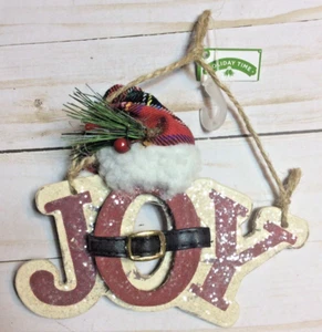 Holiday Time Joy Sparkle Christmas Holiday Ornament New! - Picture 1 of 3