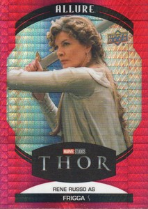 2022 Marvel Studios Allure Red Prism Trading Card #9 Rene Russo as Frigga