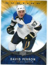 2007-08 Upper Deck Ovation #222 David Perron St. Louis Blues Rookie Hockey Card