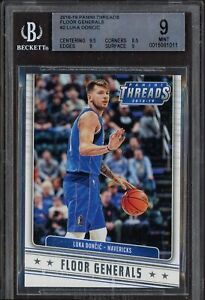 2018-19 Panini Threads Floor Generals #2 Luka Doncic RC Rookie BGS 9 MINT