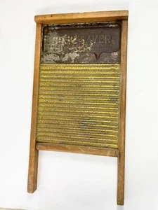 Lavatrice risparmia sapone vintage - National Washboard Company n. 191 24" alto - Foto 1 di 5