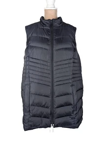 J Jill Down Vest Womens XL Puffer Quilted Navy Blue Lightweight Outdoor Gorpcore - Picture 1 of 9