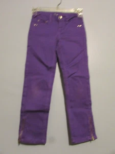 Girls Justice Premium Purple Jeans Size 10 Slim EUC!!! - Picture 1 of 2