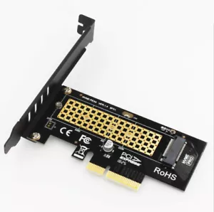 NVMe PCI-E M.2 SSD TO PCI Express 4.0 X4 Adapter Card - Picture 1 of 5