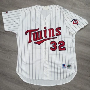 Camiseta deportiva LaTROY HAWKINS 1995 usada en el juego de los Minnesota Twins 48 XL Russell auténtica - Imagen 1 de 8