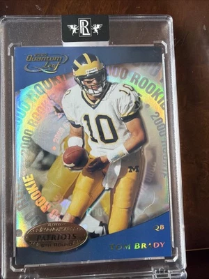 2000 Quantum Leaf - 2000 新秀 Tom Brady #343 (RC) — 第 1/2 张图片