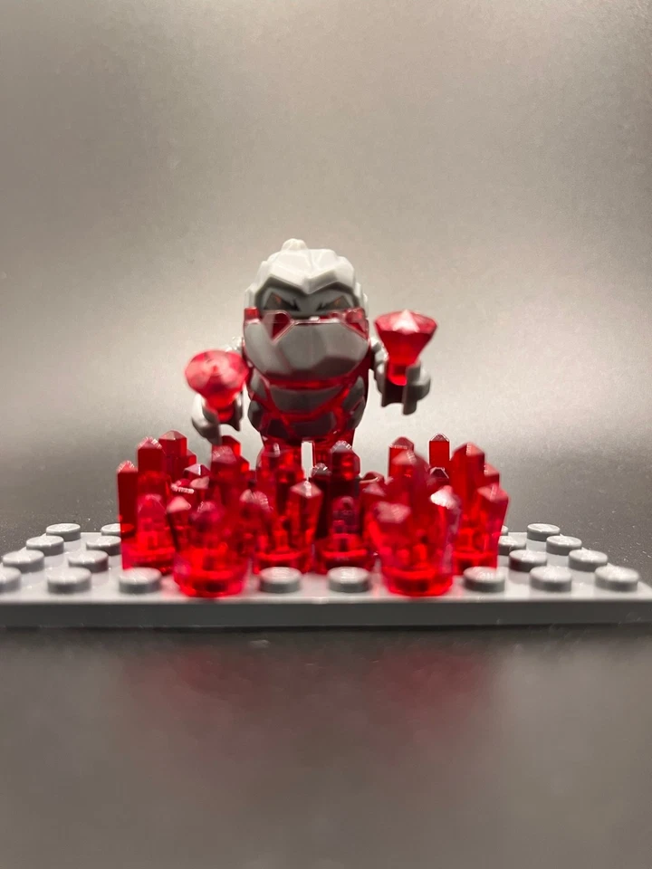 LEGO POWER MINERS RED ROCK MONSTER MELTROX MINIFIGURA nueva con extras Foto 1 de 4