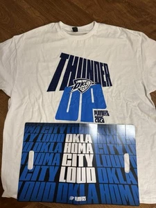 2025 OKC Thunder Vrs. Memphis Grizzlies Playoff T Shirt XL - Picture 1 of 4