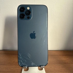 iphone 12 pro JUNK pacific blue sim free not working parts repair apple 128gb - Afbeelding 1 van 8