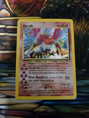 Ho-oh 07/64 Neo Revelation Holo LP- VER TODAS LAS FOTOS ANTES DE COMPRAR  Foto 1 de 4