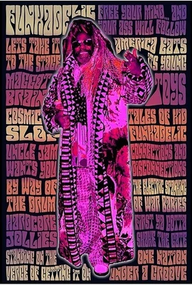 George Clinton P-Funk 13" X 19" Reproduction Concert Poster archival quality - Image 1 of 4