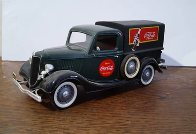 Voiture 1/18 - Solido - Ford V8 Pick-up Baché - Coca-Cola - Photo 1/4